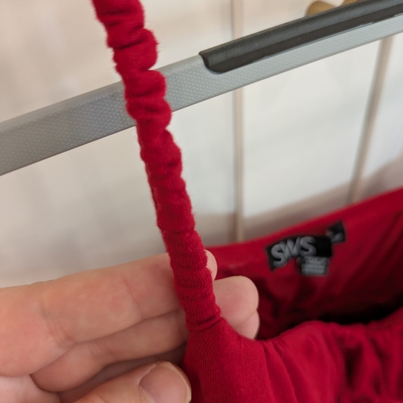 SWS Red Dress-Style Top – Size S/P - Picture 5 of 6